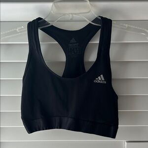 Adidas Women's Black Racerback Sports Bra